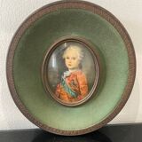 Miniature portrait of Louis dauphin on ivory