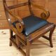 Chaise notariale, bibliothèque luxueux