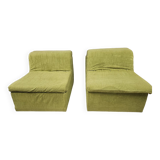 Pair of vintage 1970s armchairs