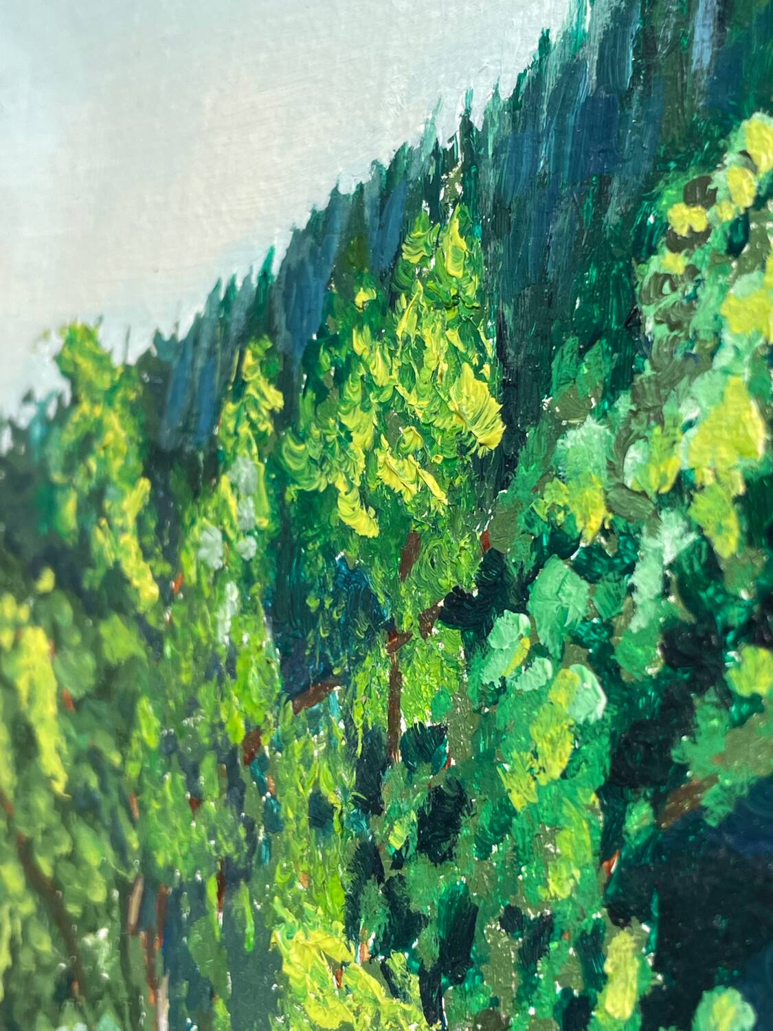 Landscape oil painting