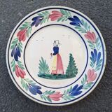 Set of 3 HB Quimper plates