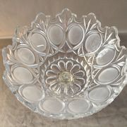 Cup on foot a fruit compotier glass crystal art deco