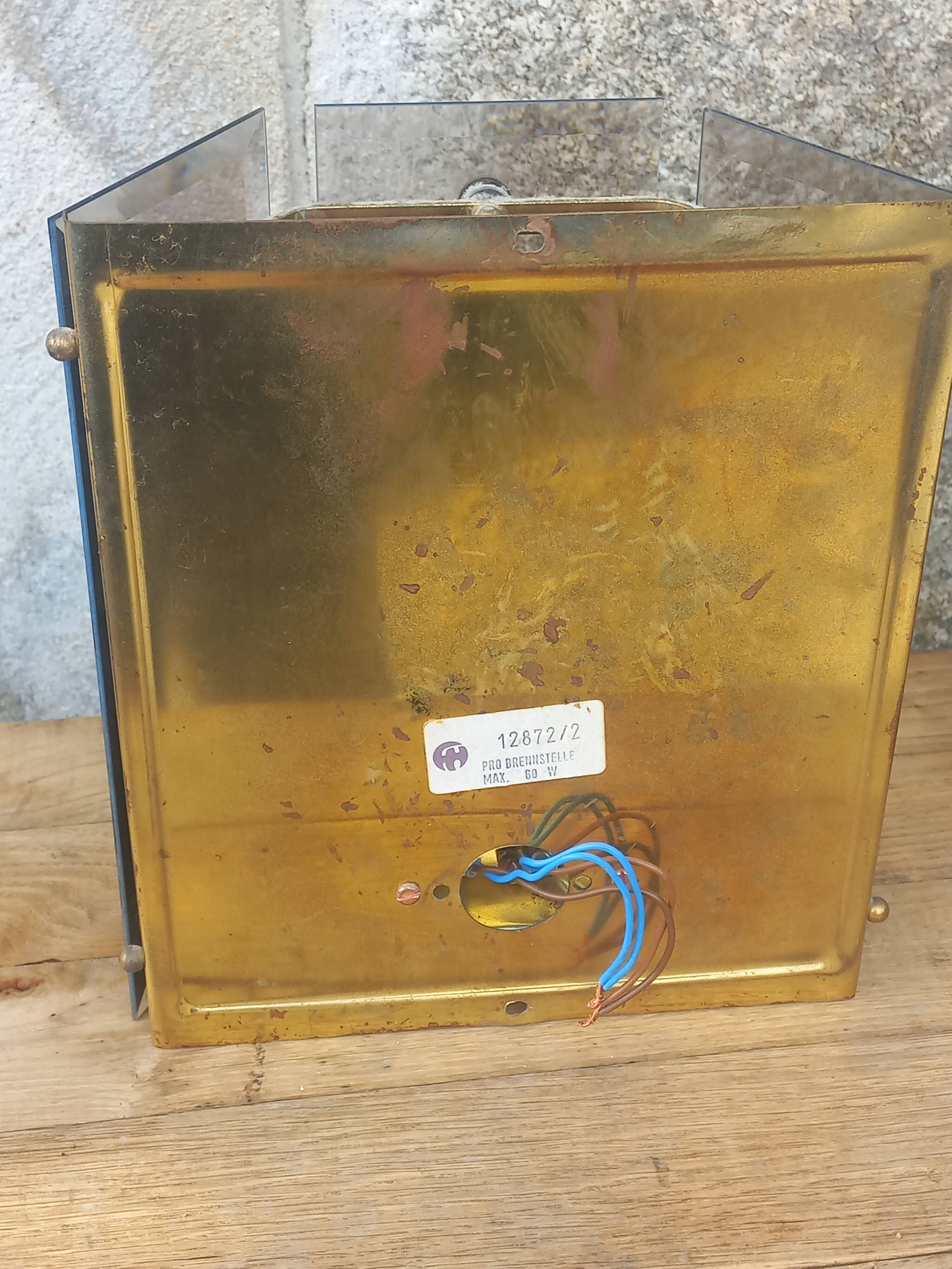 Pair of Pro Brennstelle designer wall lights from the 70s