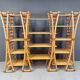 Vintage bamboo wall unit, 1970s