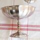 Set of 6 large ice cream cups, in 18/10 stainless steel (ref 17)