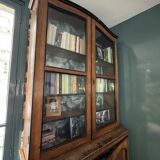 Bibliothèque vitrine Hache fin 18ème