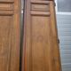 6 solid oak partition doors, 277cm in height (exceptional model)