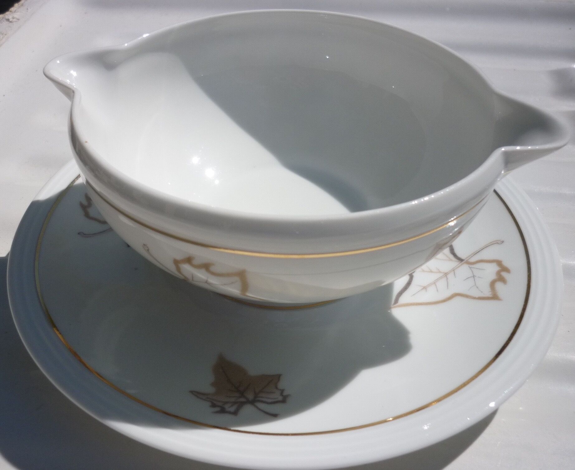 4-2021-11 Saucière porcelain Limoges Charles Ahrenfeldt