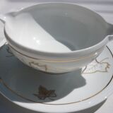4-2021-11 Saucière porcelain Limoges Charles Ahrenfeldt