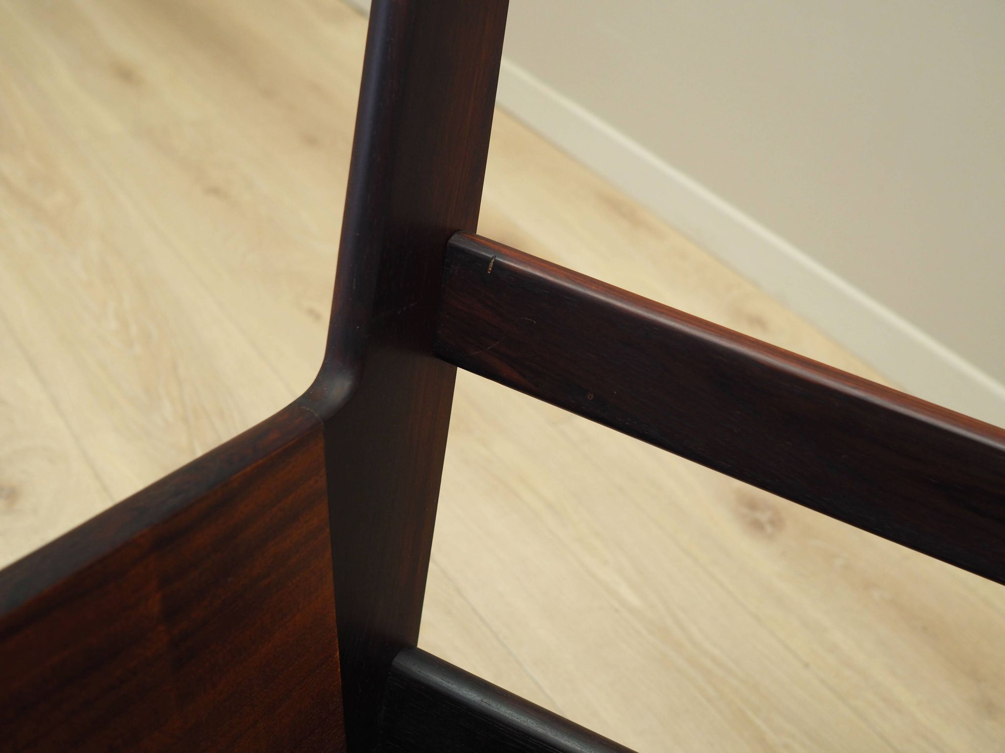 Fauteuil de bureau en cuir, design danois, années 1970, production : Danemark