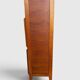 Vintage oak secretary with chestnut inlays – 1960