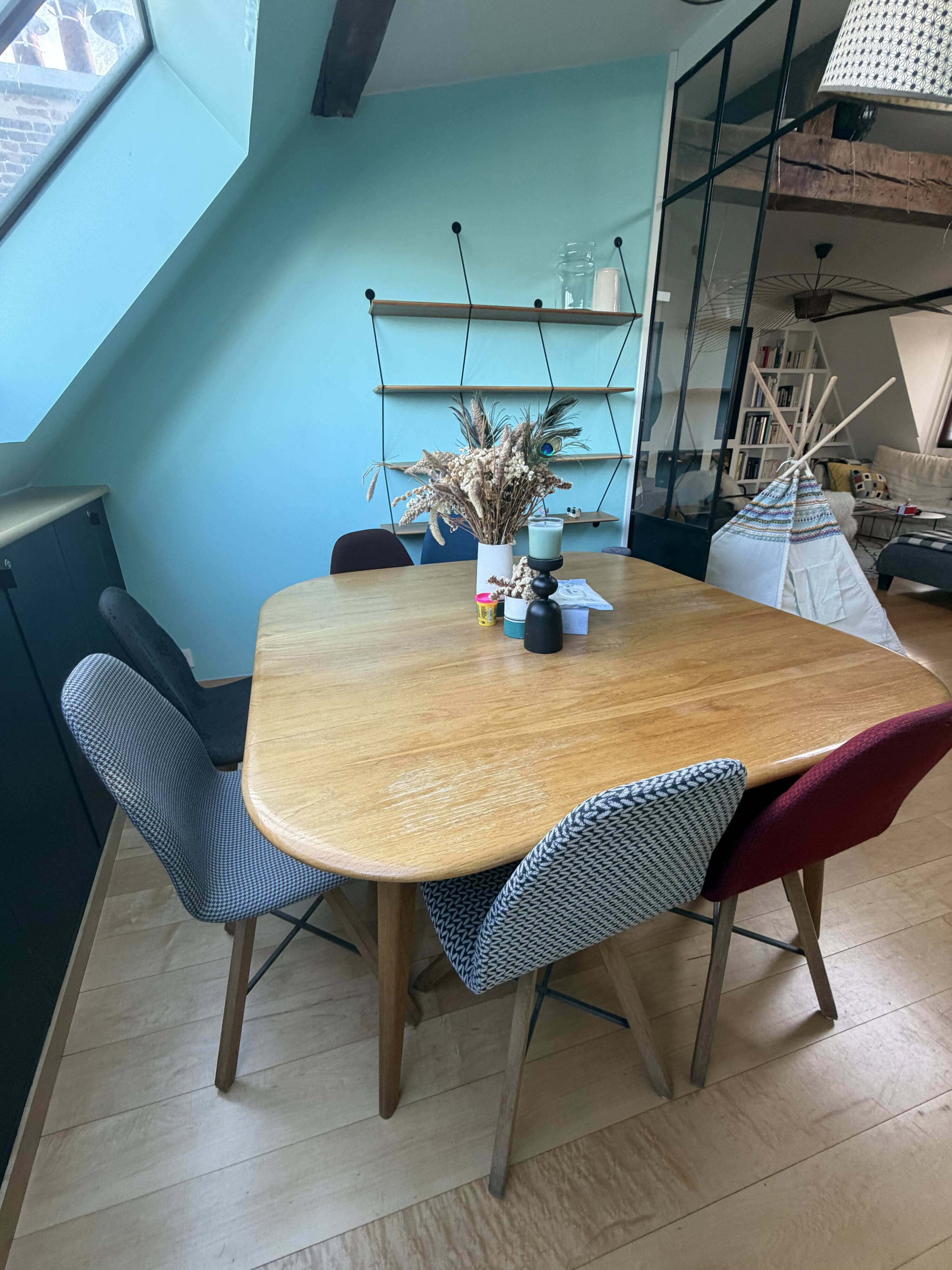 Oak dining table - From Caravane