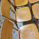 Lot de 6 chaises en bois Monobloc vintage