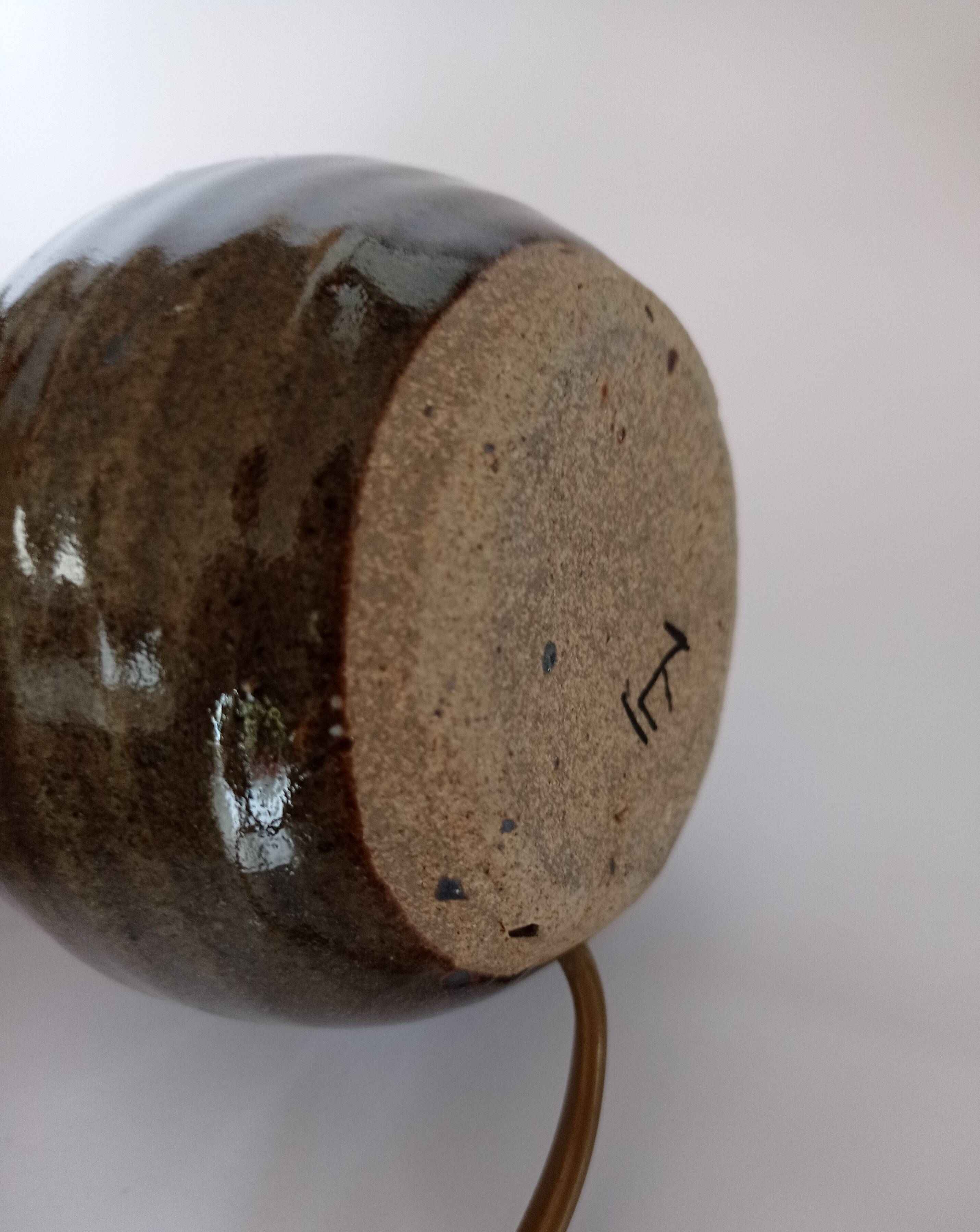 Sandstone lamp by La Borne