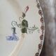 Old polychrome ironstone plate