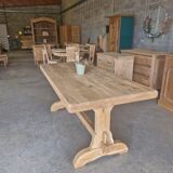 Reclaimed solid oak farmhouse table