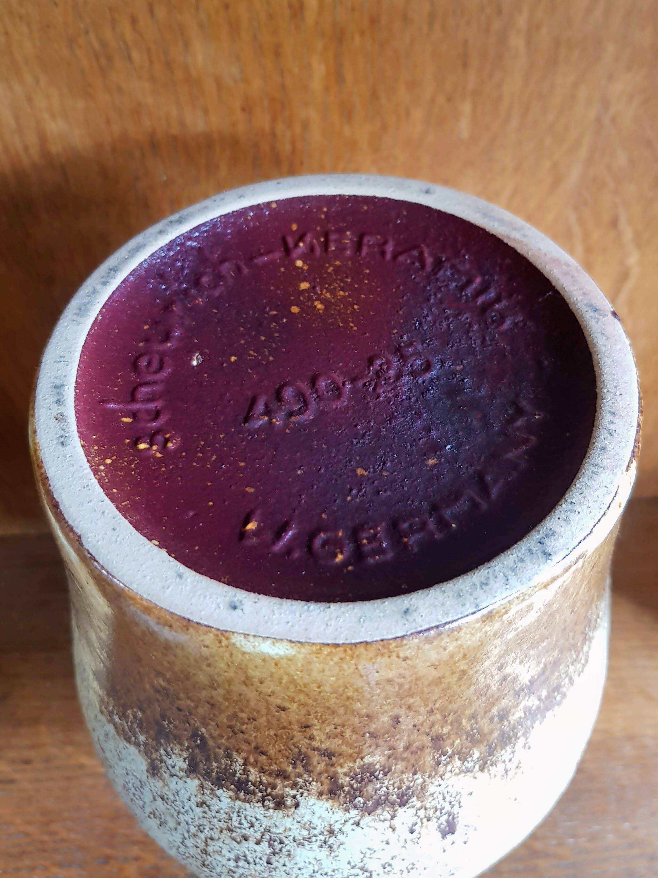 Vintage Set of Four West German Ceramic Vases - Fat Lava - Scheurich - 1960s