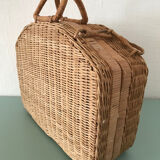 Vintage wicker case
