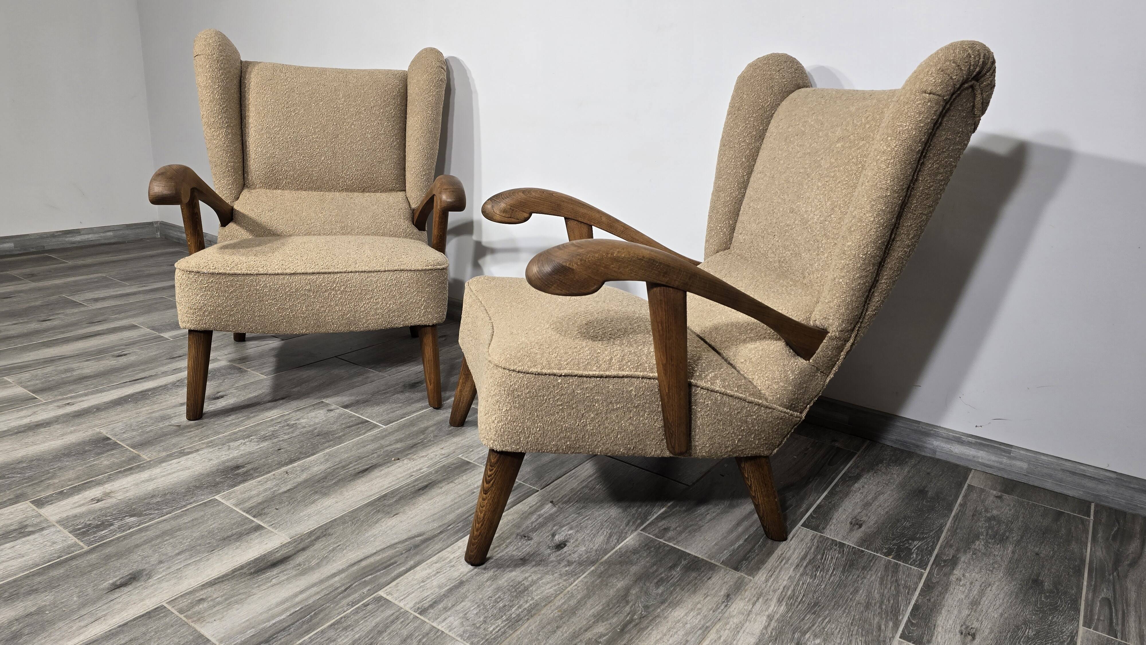Vintage armchairs by Krasna Jizba