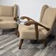 Vintage armchairs by Krasna Jizba
