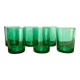 6 verres vintage “Huile Lesieur “