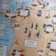 Vintage school map of France "Commerce and Clothing"