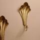 Pair of vintage Swedish brass sconces by Arvika