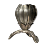 Ashtray flower 1970 silver bronze