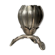Ashtray flower 1970 silver bronze