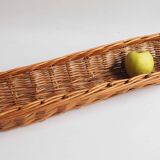 Long rattan basket