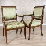 Late 19th Century English Walnut Furniture, Set of 5