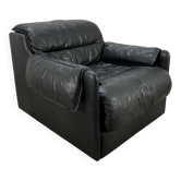 Fauteuil convertible cuir de Dreipunkt, années 70