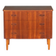 Retro Teak 1960s Bedside Chest Of Drawers