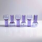 6 Aperitif Glasses "Chameleon" by Sergio Asti for Arnolfo die Cambio - 1970