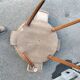 High table old hot water bottle Louis XVI style marble top