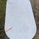 Godin bistro table in white marble and cast iron base made in france