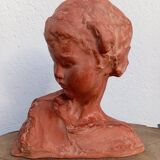 Terracotta bust Amedeo Gennarelli