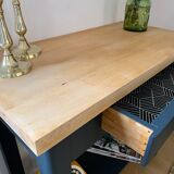 Console bois massif vintage