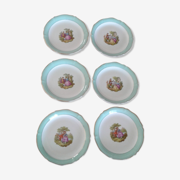 6 Ceramic plates.ceranord.vintage 50