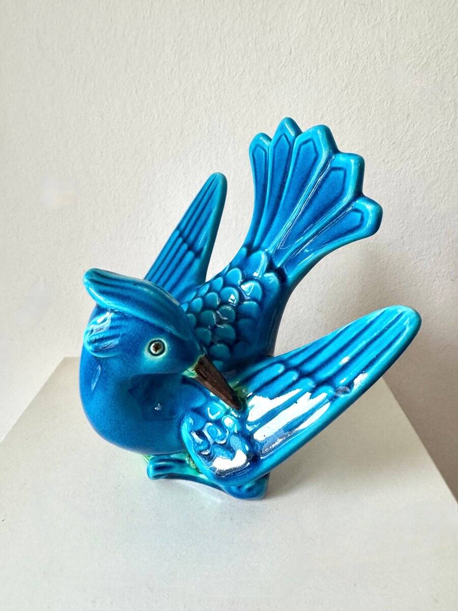 Bird ceramic figure by Gunnar Nylund for Rörstrand, 1960s