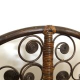 Vintage rattan shelf