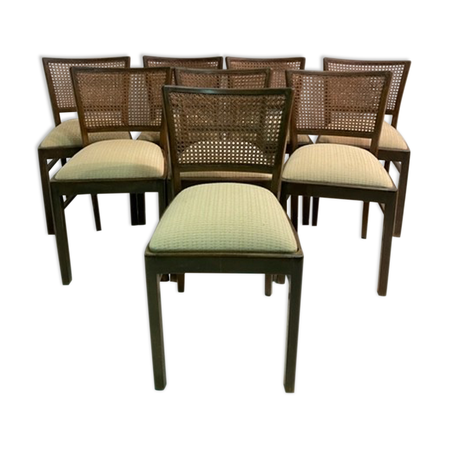 8 art-deco chairs