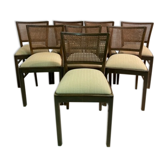 8 art-deco chairs