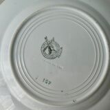 4 old flat plates 23 cm