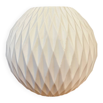 Thomas 1960s origami ball vase