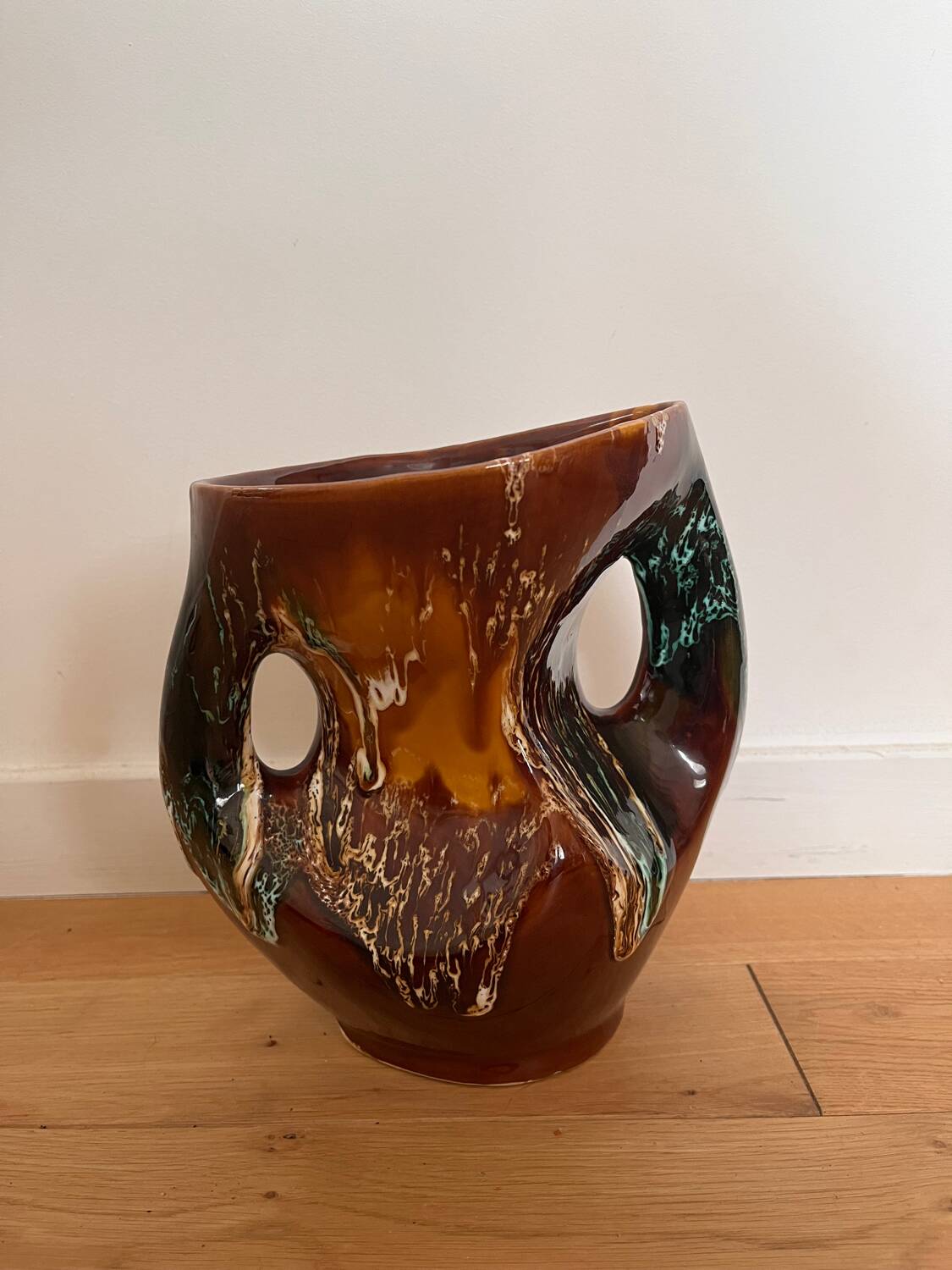 Vallauris ceramic vase from the 50s