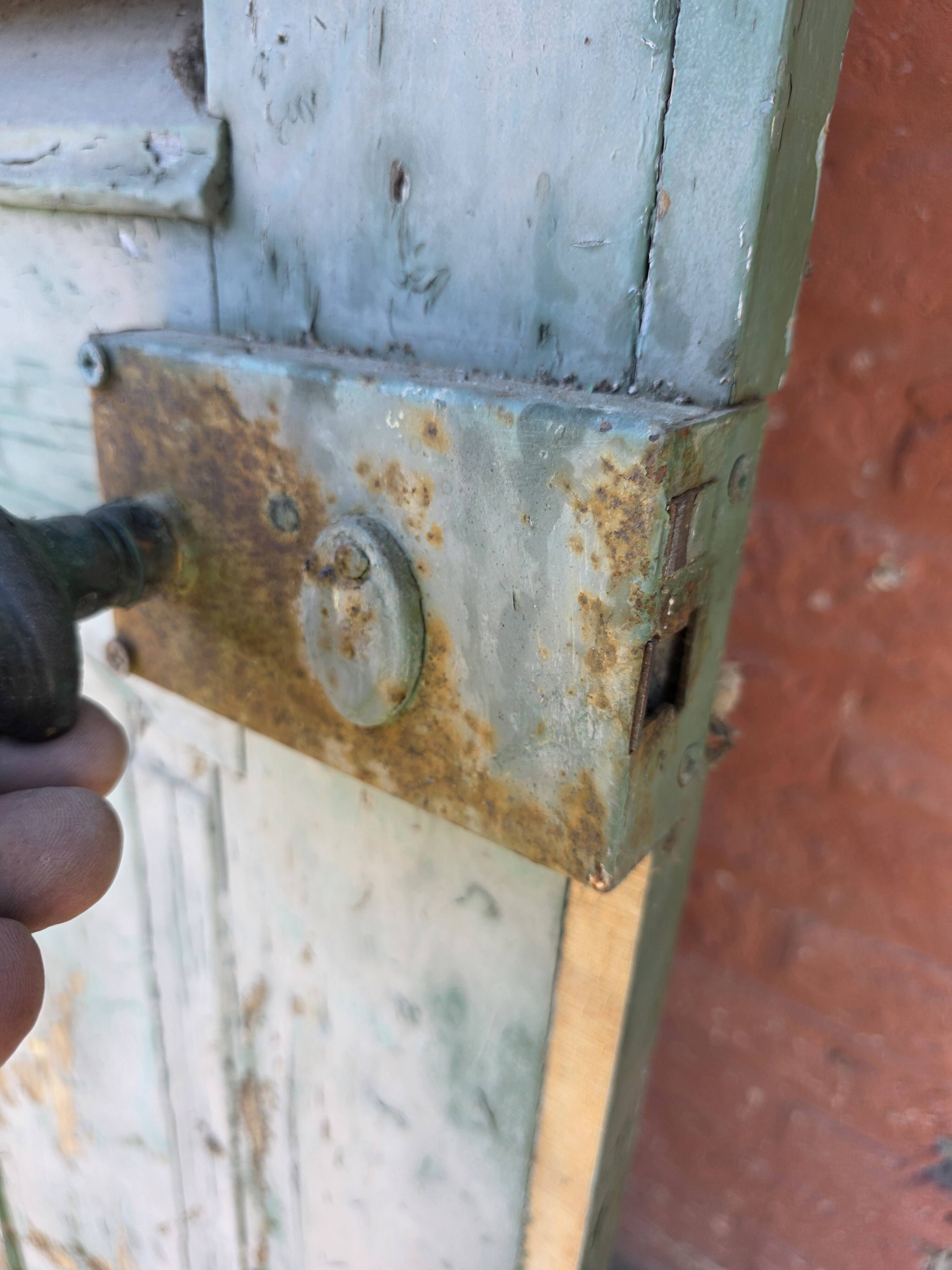 Old shutter door