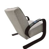 Pair of stunning Art Deco cantilever armchairs by M. Navratil, 1930s Czechoslovakia