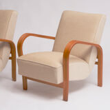 Pair of armchairs Halabala HF11