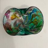 Ashtray / Glass pocket tray from Murano – Multicoloured – Tutti F style